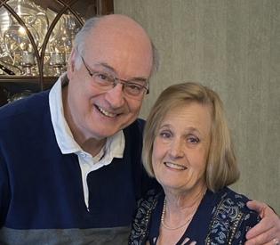 Ken (’71) and Cary (Graham ’69) Harpe. Link to their story