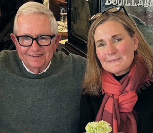Rick ('69) and Lori ('93) Govan. Link to their story